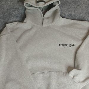Fear of God Essentials Hoodie Gray XXL Oversized Pullover